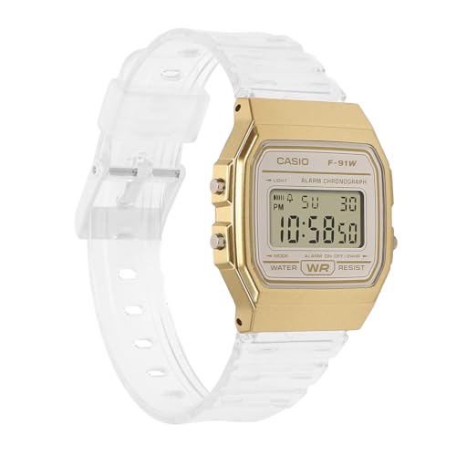 Image of Casio Youth F-91WS-7A2DF Digital Transparent Grey Watch Unisex (D427)