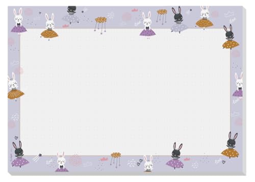 SIGEL HO920 Sous-main papier- Ballerines - lilas/pourpre/bleu clair/jaune doré - A3 - sans date - neutre au niveau de la langue - 30 feuilles - certification...