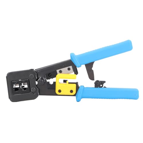 Herramienta de engarzado RJ45 Garosa de acero para cables de datos y redes Ethernet Cat6 6P 8P 6