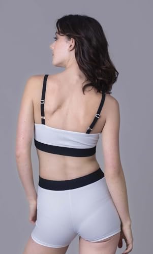 Image of Keepfit Women's Ribbed Contrast Border 2 Piece Swim Set |Swimming Suit for Women