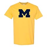 UGP Campus Apparel AS02 - Michigan Wolverines Primary Logo T-Shirt - X-Large - Maize