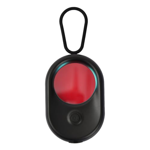 Detectores de Cámaras Ocultas Portátiles, Detector de Errores con Dispositivos de Visión Infrarroja, 72h en espera, Dispositivo de Detección de Cámara Antiespía para Hoteles Oficinas Viajes (Negro)