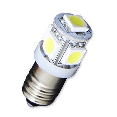 Amazon | E10 口金サイズ LED豆電球 【4~6V対応】 5LED Amazon | E10 口金サイズ LED豆電球 【4~6V対応】 5LED