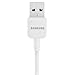 Samsung 5-Feet USB 3.0 Data Cable for Galaxy S5/Galaxy Note 3 - Non-Retail Packaging - White