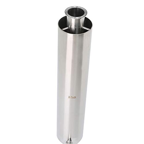 Dry Ice Sleeve Column (Tube) 3" x 24" Outer 5"x 20" Tri-Clamp, Dewax Spool