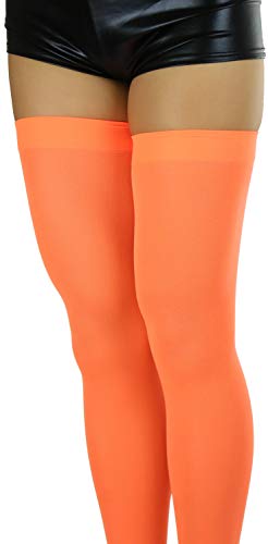 Image of ToBeInStyle Women's Nylon Thigh High Schoolgirl Opaque Stockings