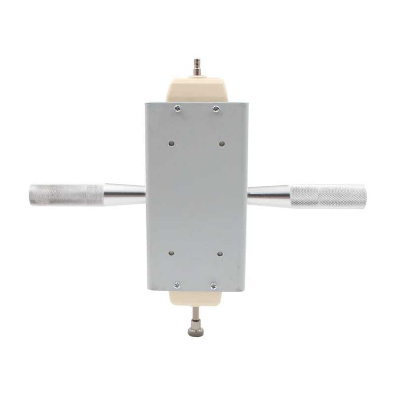 100N Handheld Push Pull Force Gauge with Fixtures - Portable Mechanical Force Meter for Tension and Compression Testing - 10kg Capacity with 0.5N Resolution