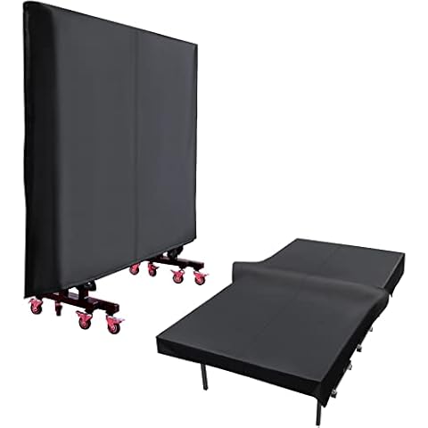 Hohong Table Tennis Table Cover, Table Tennis Cover Waterproof Outdoor Heavy Duty Oxford Fabric Ping Pong Table Cover Cover