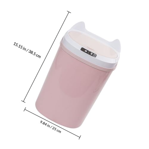 Bote de basura inteligente 17l recargable con sensor y tapa miniatura 2