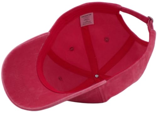 Image of TSSGBL Vintage Cotton Washed Baseball Cap S to XXL Unstructured Low Profile Adjustable Distressed Dad Hat for Men Women