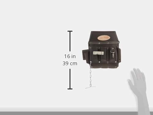 McGuire-Nicholas 526-CC Brown Professional Electrician'S Pouch, oil tanned leather - Image 5