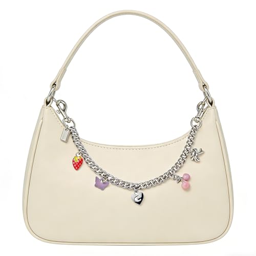 Image of Silver Cute Bag Charms Wallet Chain Keychains Gold Chain For Purse Purse Accessories For Handbags For women