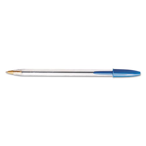 (3 Pack Value Bundle) BICMS11BE Cristal Ballpoint Stick Pen, Blue Ink, Medium, Dozen