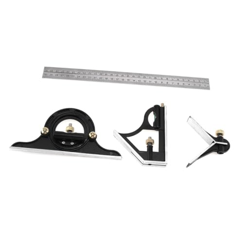 Set de Escuadra Combinada 300mm Medidor de Ángulos miniatura 1