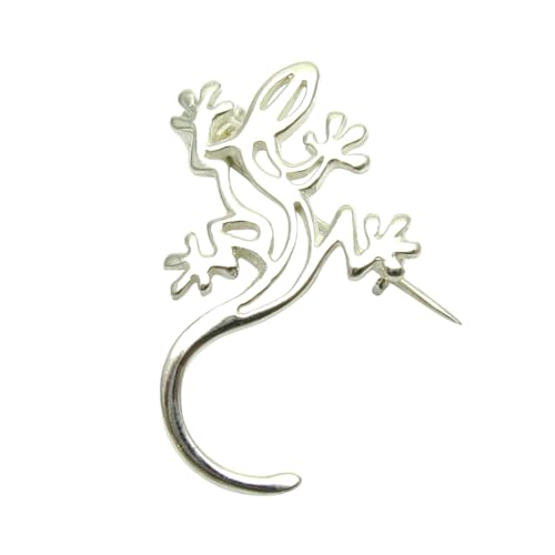 Broche lézard argent 925 Empress pour sublimer vos vestes d'hiver