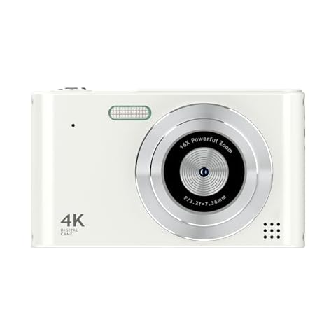 Digital Camera, Camera, Digital Point and Shoot Camera,White Cover