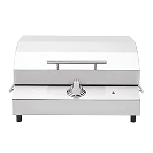 Kenyon G2 Portable Tabletop Electric Grill 1440W Single Burner Stainless Steel Body Cast Aluminum Grate UL Approved Grill For Indoor And Outdoor Use Removable Lid Dishwasher Safe 120Volts