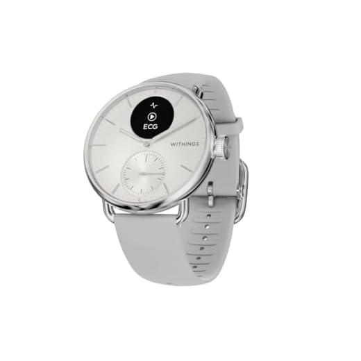 WITHINGS ScanWatch 2, Hybrid Smartwatch Herzgesundheit für Männer & Frauen - EKG, SPO2, Temperaturüberwachung, Schlaftracking, Atemwegsgesundheit, Zyklustracking, 30 Tage Akkulaufzeit, iOS & Android