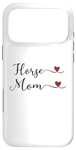 Horse Mom I heart Horses �^�C�|�O���t�B�f�U�C�� �X�}�z�P�[�X iPhone 17 Pro Max �p