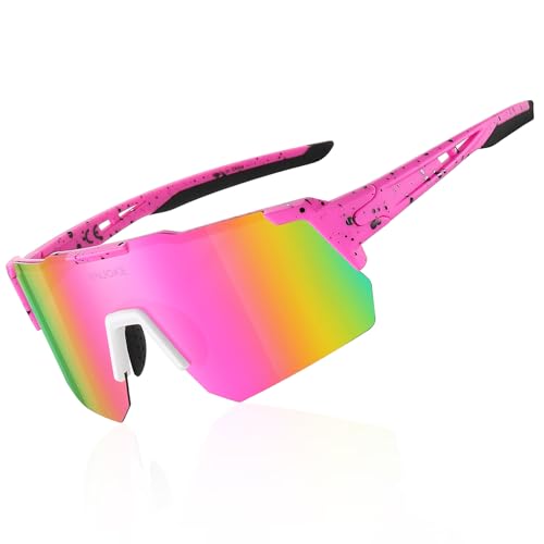 HNJOKE Polarized UV400 Sports Sunglasses for Men & Women