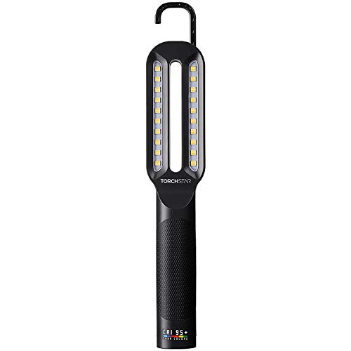 TORCHSTAR Cordless LED Work Light, Color Matching Work Light Automotive, CRI 95+, 500lm, 4500K Cool White & 6000K Daylight White Options