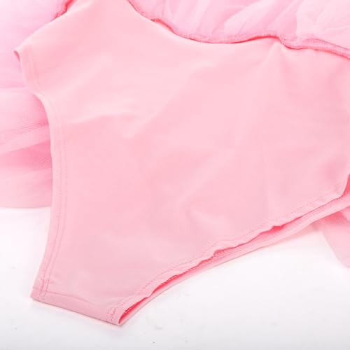 Sequin Ballet Tutu Dress for Girls, Sparkly Straps Ballet Leotards, Ballerina Skirt with Straps and Shinny Sequins4