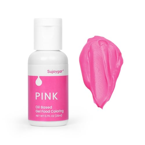 Oil Based Food Coloring For Chocolate, Pink, Food Grade 20ml, Edible Oil Food Dye For Baking, Cupcake & Fondant, Icing