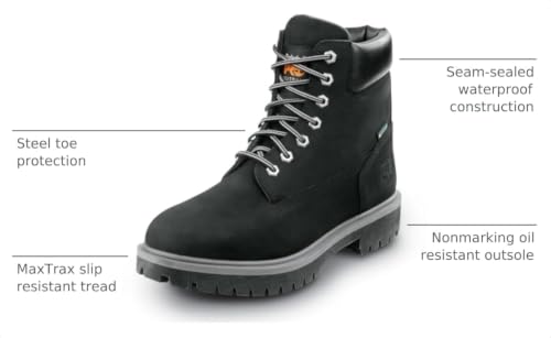 Image of Timberland PRO Men's 6 Direct Attach MaxTRAX Steel Toe Waterproof Insulated Boot