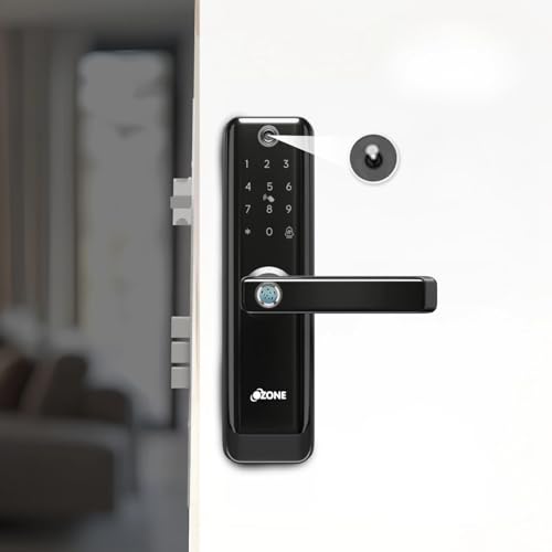 Ozone Smart Door Lock with Camera | Wi-Fi Enabled 6 Way Access Fi...