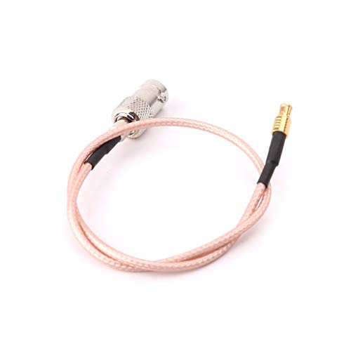 fivekim Bnc hembra a Mcx macho Rg316 cable de coleta 30 Cm Rf cables coaxiales conectores y terminales oro rosa y plata y oro
