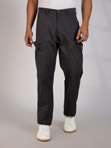 Image of Thomas Scott Relaxed Fit Cargo Trousers for Mens