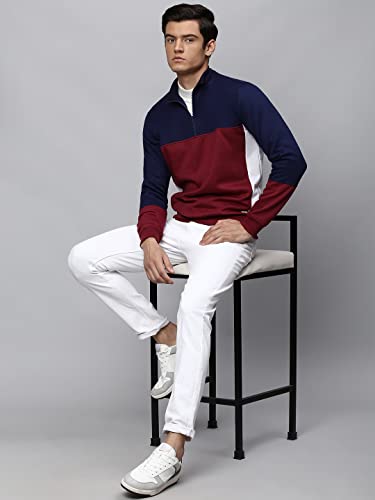 Image of Dennis Lingo Men's Poly Cotton Sweatshirt - Regular Fit, Full Sleeves, Casual Winter Wear for Men