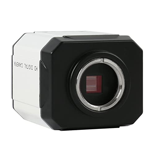 Microscopio, Cámara industrial de alta definición 2MP Cámara de microscopio VGA/USB/AV 3 -In-1 interfaz de salida microscopio biológico,Construcción robusta
