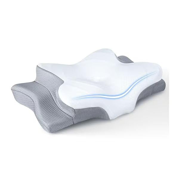 Ultra Pain Relief Cooling Pillow for Neck Support, Adjustable Cervical Pillow Cozy Sleeping, Odorless Ergonomic Contour Memory Foam Pillows, Orthopedic Bed Pillow for Side Back Stomach Sleeper