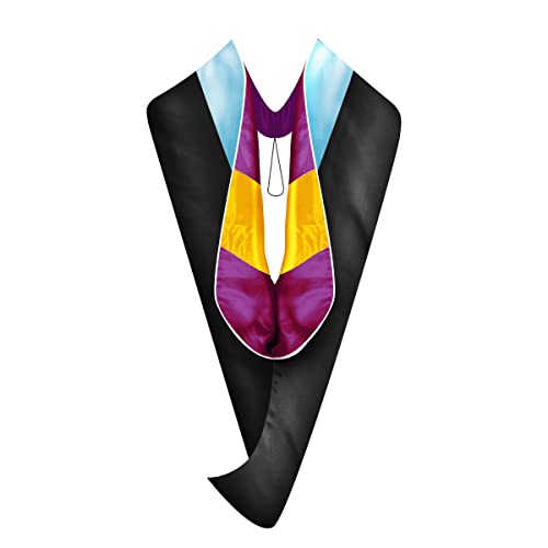 Image of Master of Education Graduation Hood, Light Blue, Various College Colors Available