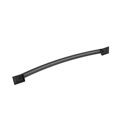 Image of Amerock | Appliance Pull | Black Bronze | 18 inch (457 mm) Center to Center | Candler | 1 Pack | Drawer Pull | Drawer Handle | Cabinet Hardware