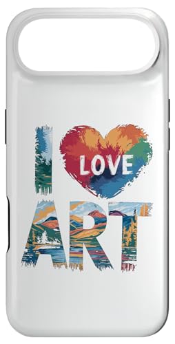 I Love Art �A�[�e�B�X�g ��� �J���t�� �G�� �A�[�g���D�� �X�}�z�P�[�X iPhone Air �p