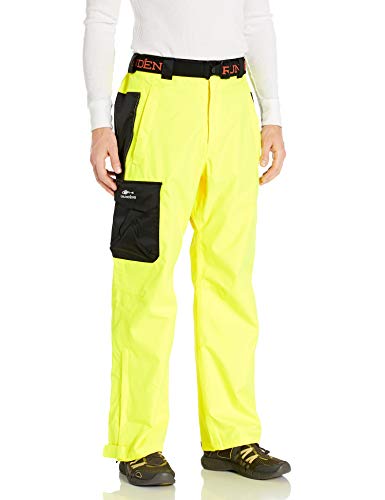 Grunden's Men's Gage Weather Watch Trouser, Hi Vis Yellow, X-Large