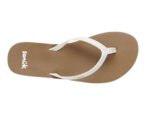 Image of Sanuk Yoga Joy Womens Flip Flops | Yoga Mat Footbed | Sandals for Women | Womens Yoga Sandals | Women's Beach Sandals