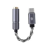 Linsoul Kiwi Ears AD1 Pro Adattatore Cavo USB C DAC, Chip DAC Personalizzato, Regolazione EQ Customizzabile Dal Web, Amplificatore Portatile A Basso Rumore Per IEM Per Audiofili (Da Type-C a 4.4mm)