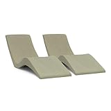 Aqua Outdoors- in-Pool Chaise Lounger - Pool & Sun Shelf Lounge Chair Designed for Water Depths Up to 9”-Compatible with All Types - Poolside & Sun Deck Tanning - Set of 2 - Sandstone Granite
