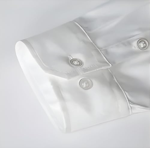 Image of Men's Satin Solid Full Sleeves Regular Fit Shirt
