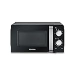 SEVERIN Microonde Solo, forno a microonde per scongelare e riscaldare, forno a microonde con piatto girevole per una distribuzione uniforme del calore, nero, MW 7886