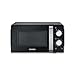 SEVERIN Microonde Solo, forno a microonde per scongelare e riscaldare, forno a microonde con piatto girevole per una distribuzione uniforme del calore, nero, MW 7886
