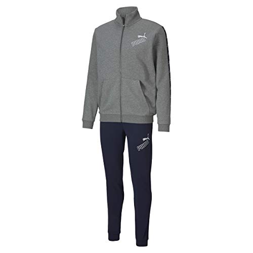 PUMA Amplified Sweat Suit Chándal, Hombre, Medium Gray Heather, XL