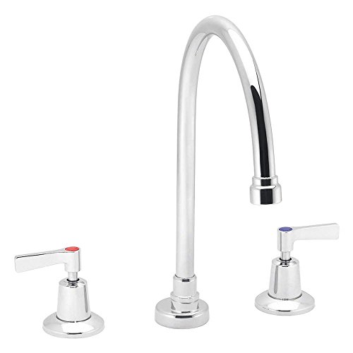 50% Off Discount Speakman SC-3002-8-LD-E Commander Gooseneck 8 in. Widespread Lavatory Faucet, Polished Chrome