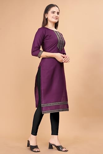 Image of Women's Short Kurti in TopsTunic Rayon Cotton Blend | Ladies Ethnic Tunic