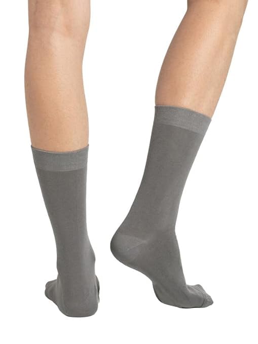 Image of SANDHA socks for men full length Men's Cotton Heel & Toe for Durability. Ideal for Regular, Business & Office Use - Pack of 3, Free Size