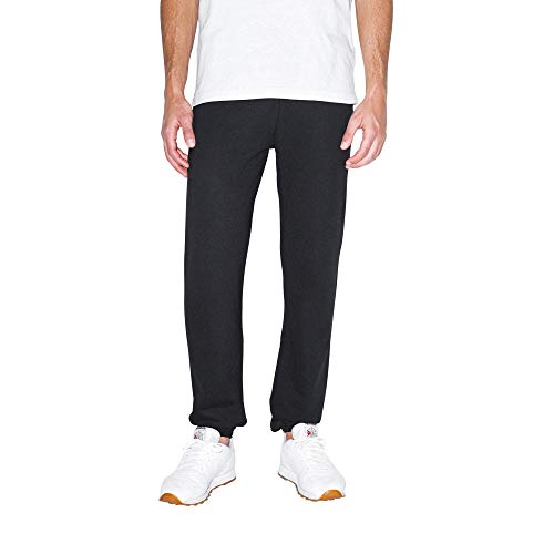 American Apparel Men's Flex Fleece Sweatpant, Black, Medium