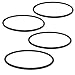 Appliafit O-Rings Compatible with 3M Aqua-Pure 68898-32, 68898-32P for AP801, AP802 Series Water Filter Housings and KemFlo 5000 and 10000 Series Water Filters (4-Pack)
